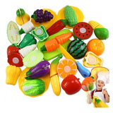 Juego De Cocina Frutas Y Verduras Con Velcro Juego Niños 078