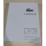 Lacoste Eau De Lacoste L.12.12 Blanc - Pure Nuevo Original