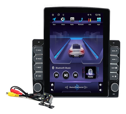 Autoestereo Android Pantalla 9 Tipo Tesla Gps Wifi + Camara