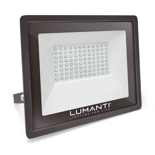 Refletor Led Smart 100w Ip66 Bivolt Branco Frio 20,5 X 16cm 