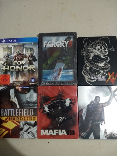 Venta Lote De Juegos Steelbook/caja De Metal Ps4