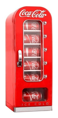 Dispensador Nevera Coca-cola 10 Latas Color Rojo 110v