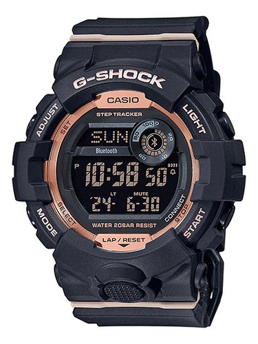Reloj G-shock Deportivo Gmd-b800-1dr Mujer 100% Original Color De La Correa Negro Color Del Fondo Negro