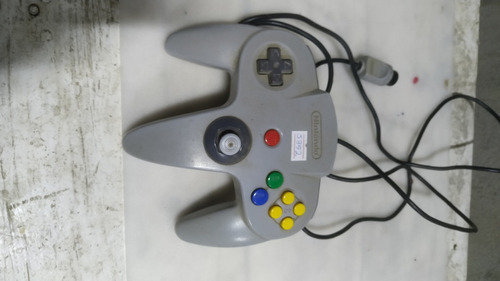 Controle Nintendo 64 Cinza Analogico Folgado J352