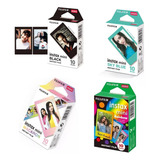 Kit 40 Fotos 4 Tipos De Borda Para Instax Mini 9, 11 12