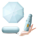 Mini Paraguas Plegable Portátil Sombrillas Cápsula Anti Uv