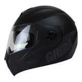 Casco Ghira Abatible Gh1000 Negro Mate Certificado Dot