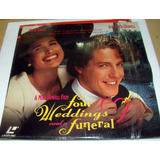 4 Bodas Y Un Funeral / Mike Newell Hugh Grant Laser Disc