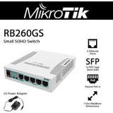 Switch Mikrotik Smart Rb260gs - 5 Portas Gigabit 
