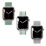 3 Correas Para Smart Watch Nylon Colores