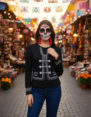 Playera Mariachi Charro Hombre Mujer Fiestas Patrias Disfraz