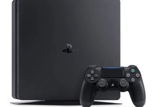 Sony Playstation 4 Slim 500gb Standard Cor  Preto-azeviche