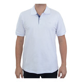 Camisa Polo Masculina Ogochi Mc Essencial Slim Branca - 0070