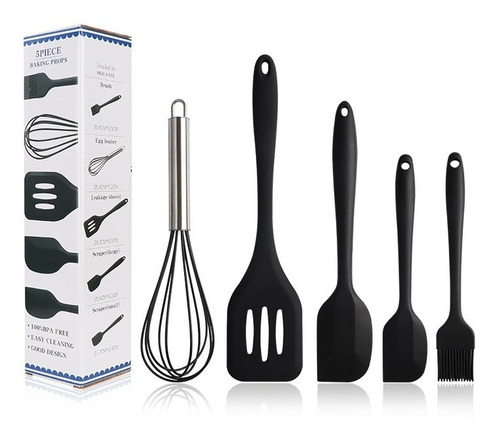 Pack De 5 Utensilios Para La Cocina Antiadherentes