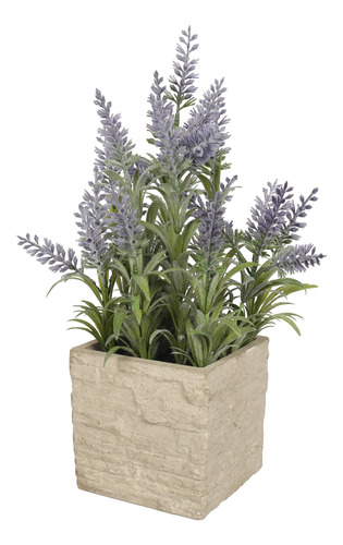 Mini Lavanda Morada De 36 Cm Con Macetero Vadell Home