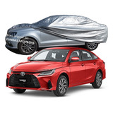 Funda Cubierta Afelpada Toyota  Nuevo Yaris Medida Exacta 