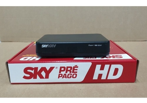 Receptor Sky Pré Pago Hd + Habilitação+ 1 Ano Re Recarga