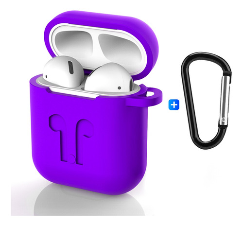 Funda Protectora Para AirPods 1 Y 2 Silicona Case Colores