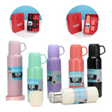 Garrafa Termica Vacuum Flask Set Com 3 Xicaras 638ml 