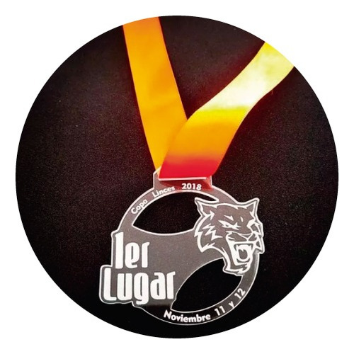 140 Medallas Acrilicas Con Cinta Personalizada Economicas!!