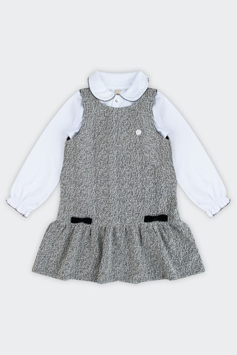 Conjunto Camisa E Vestido Infantil Menina Glinny