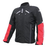 Campera Ls2 Serra Black Red Hombre Oferta 