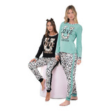 Pijama Invierno Mujer Algodón Lencatex 24305