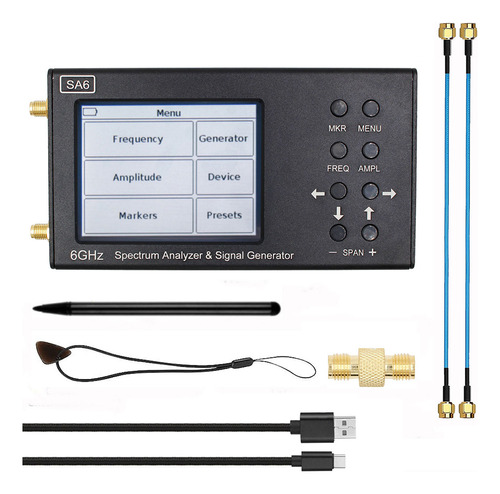 Generador De Señales Con Analizador De Espectro Sa6 Portátil