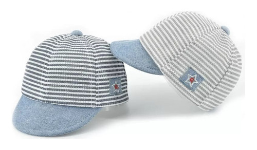 Gorro Beisbol Bebé Sombrero Verano Algodón Con Visera(3-24m)