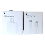 Cargador C+cable Lighting Original 2 Mts P/ iPhone 11 12 13!