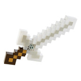 Espada De Minecraft Con Luz Led Y Sonido Color Blanco