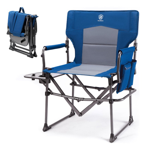 Ever Advanced Silla De Directores De Camping Con Mesa Auxili