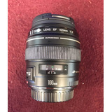 Lente Canon Ef 100mm F/2 Usm Usado - Lente Fijo -