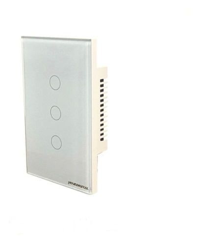 Interruptor Inteligente Lite Smart 3 Botoes Novadigital Wifi Cor Branco