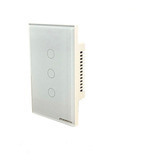 Interruptor Inteligente Lite Smart 3 Botoes Novadigital Wifi Cor Branco