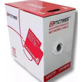 Cable Utp Optictimes Nuevo   Categoría 6 De Exterior Blanco