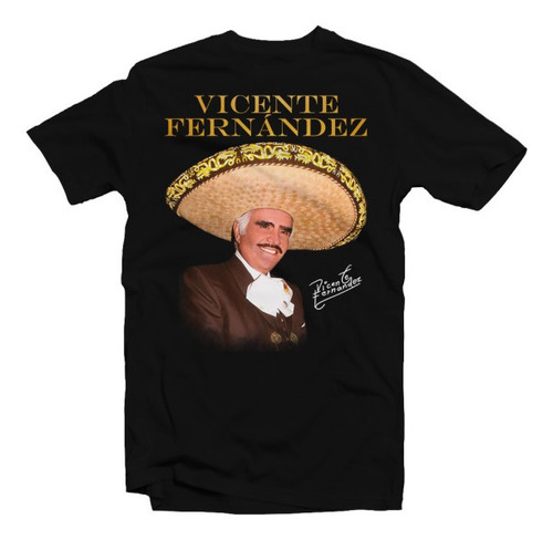 Playeras Vicente Fernandez Full Color - 7 Modelos Aquí