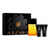 Kit Azzaro Coffret Pour Homme 100ml +2 Loções Corporais 50ml