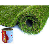 10m² Grama Artificial Soft 30mm P/ Jardins + Cola Universal