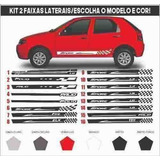 Kit Faixa Lateral Palio Fire Siena Adesivo 2 4 Portas Top
