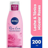 Leche Nivea Rose Care + Tonico Micelar 2en1 X200ml