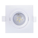 Spot Embutir Led Quadrada 5w 6500k Tramontina