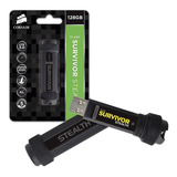 Memoria Usb Corsair Flash Survivor Stealth 128gb 3.0 Negro