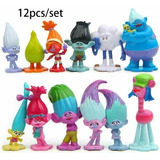 12pcs Trolls Poppy Branch Modelo Figura Juguete Niños Regalo