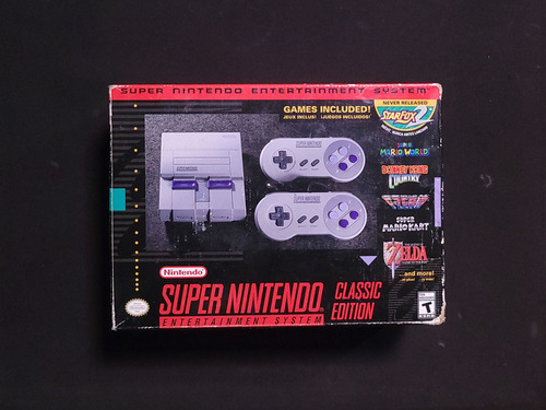 Super Nintendo Entertainment System Snes Mini + Caja A