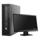 Cpu Hp Elitedesk 705 G3 Amd A8 8gb 240gb + Monitor 19 Usado