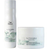 Wella Nutricurls Kit - Shampoo 250ml + Máscara 150ml