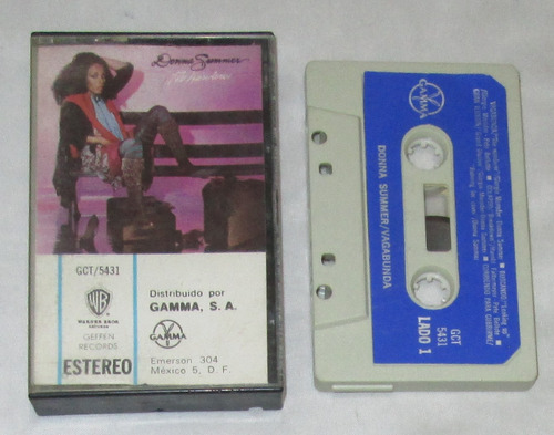 Donna Summer. Cassette Vagabunda. 