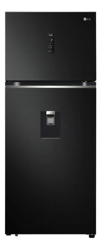 Refrigerador Top Freezer LG Vt40apd Door Cooling 383 Lts Color Black Steel