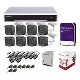 Kit Videovigilancia Dvr 3k Epcom / 8 Camaras 5mp /300m Cable